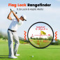 Bestsee: 1500-yard laser rangefinder, ultra-accurate for golf and hunting