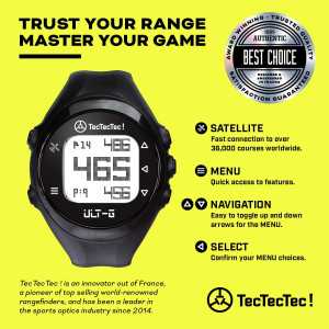 Measure, improve, win: the simple and ultra-accurate GPS golf watch
