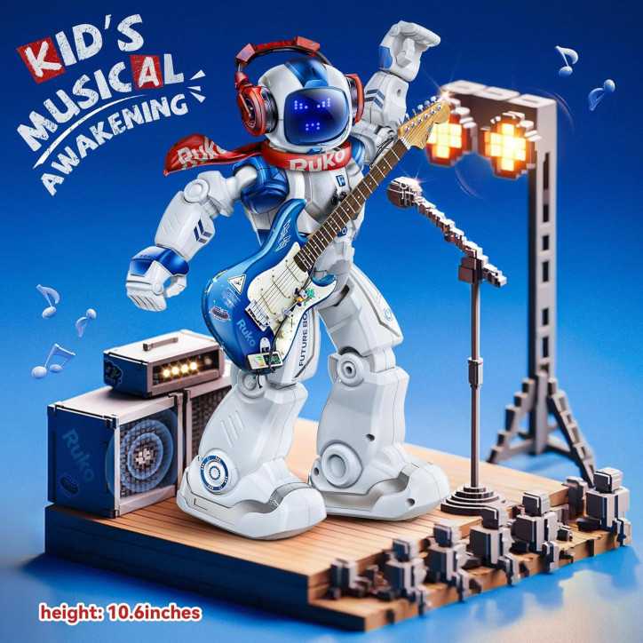 Robot RC 6088 : 4 modes de contrôle, 200 programmes et émotions animées pour un jeu créatif et immersif