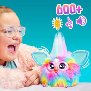 Furby Tie Dye Interactive Plush & 15 Fashion Accessories for Kids 6+