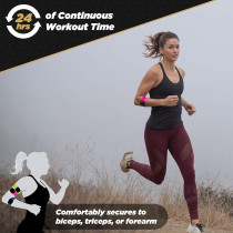 Scosche Rhythm R+2.0: Waterproof Heart Rate Monitor Armband with ANT+ & BLE