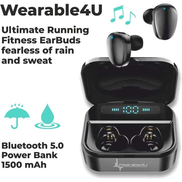 Wearable4U Bushnell Wingman View GPS Golf avec Écouteurs Noirs et Chargeurs Muraux & Voiture Wearable4U Bushnell Wingman View GPS Golf avec Écouteurs Noirs et Chargeurs Muraux & Voiture