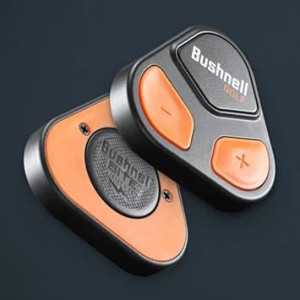 Wearable4U Bushnell Wingman View Golf GPS + Ultimate Black Earbuds & Wall/Car Charger Bundle