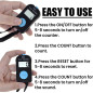 TopTie Digital Hand Tally Counter with Lanyard – Electronic Clicker for Golf, Fishing, and Crowd Counting TopTie Digital Hand Tally Counter with Lanyard – Electronic Clicker for Golf, Fishing, and Crowd Counting