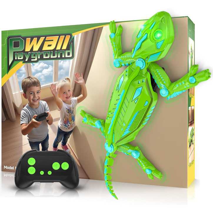 Wall Climbing Remote Control Chameleon Robot Toy with 360° Rotation, Rechargeable RC Car for Kids 3-12 Wall Climbing Remote Control Chameleon Robot Toy with 360° Rotation, Rechargeable RC Car for Kids 3-12
