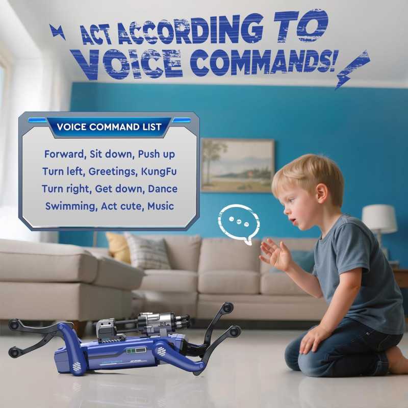 Smart Robot Dog Toy – Interactive STEM Play, Voice & Remote Control
