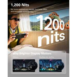 RayNeo Air 3s Pro AR/XR - Lunettes Vidéo 201'', 120Hz