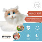 Chongker Robot Chat Interactif, Peluche Pondérée Artisanale, Réponse Vocale, Battement Réaliste, Ronronnement