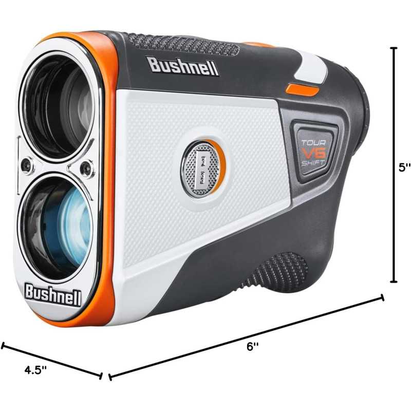 BUSHNELL GOLF Tour V6 Shift Rangefinder – White/Black/Orange
