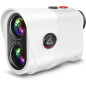 Télémètre de golf 1200 yards avec inclinaison, zoom 7x, rechargeable, vibration & verrou drapeau