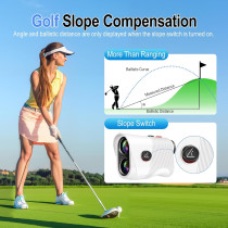 Télémètre Golf 1200Y avec Pente, Rechargeable & Magnétique