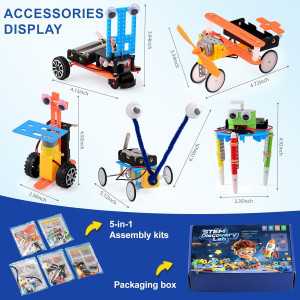 STEM Kits for Kids Ages 6-12 | DIY Science & Robot Building Toys