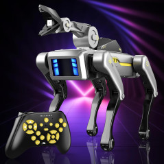Chien Robot Intelligent avec Bras Pince - 20+ Commandes Vocales