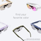AR Smart Glasses, 86” Virtual Screen, Ultra-Light 25.8g, 1600nits HD Display, Voice Control, iOS/Android/PC AR Smart Glasses, 86” Virtual Screen, Ultra-Light 25.8g, 1600nits HD Display, Voice Control, iOS/Android/PC