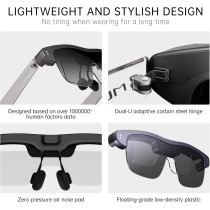 AR Smart Glasses with 86” Virtual Screen, Ultra-Light, Voice Control
