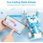 WhalesBot D1 21-in-1 STEM Coding Robot Kit for Kids 4+, 280+ Pieces, APP-Controlled Educational Toy Gift WhalesBot D1 21-in-1 STEM Coding Robot Kit for Kids 4+, 280+ Pieces, APP-Controlled Educational Toy Gift