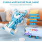 WhalesBot D1 21-in-1 STEM Coding Robot Kit for Kids 4+, 280+ Pieces, APP-Controlled Educational Toy Gift WhalesBot D1 21-in-1 STEM Coding Robot Kit for Kids 4+, 280+ Pieces, APP-Controlled Educational Toy Gift