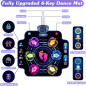 Tapis de danse KIZJORYA amélioré pour enfants, Bluetooth, 5 vitesses, 9 niveaux, jeu musical lumineux Tapis de danse KIZJORYA amélioré pour enfants, Bluetooth, 5 vitesses, 9 niveaux, jeu musical lumineux