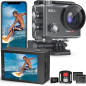 5K 30FPS Waterproof Action Camera 131FT Underwater EIS WiFi Remote 64GB Card 170° Wide Angle 5K 30FPS Waterproof Action Camera 131FT Underwater EIS WiFi Remote 64GB Card 170° Wide Angle