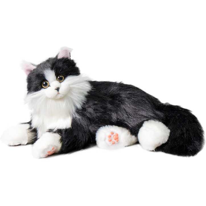 Chongker Interactive Black Cat Plush Toy with Voice Response, Realistic Heartbeat & Purring, Weighted Stuffed Animal Chongker Interactive Black Cat Plush Toy with Voice Response, Realistic Heartbeat & Purring, Weighted Stuffed Animal