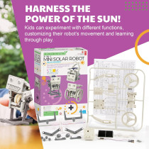 Green Science 3-in-1 Solar Robot Kit - STEM Educational Toy for Kids