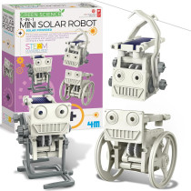 Green Science 3-in-1 Solar Robot Kit - STEM Educational Toy for Kids