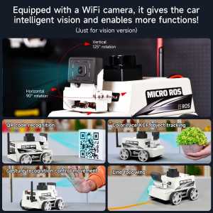 Robot Yahboom MicroROS AI Vision ESP32 ROS2 Navigation SLAM