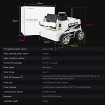 Yahboom MicroROS Robot Car ROS2 AI SLAM Navigation Vision ESP32 AI Module VM Non Compatible Mac