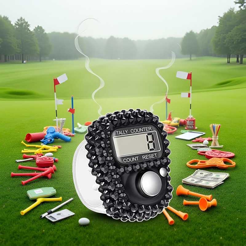 Portable Electronic Finger Tally Counter with Digital Display for Sports