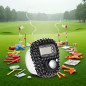 Electronic Finger Tally Counter with Digital Display, Portable Resettable Mini Lap Counter for Golf & Sports