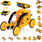 14-in-1 Solar Robot Kit STEM Toy for Kids 8-12, DIY Educational Solar Power Robot Building Set Gift