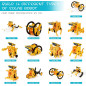 14-in-1 Solar Robot Kit STEM Toy for Kids 8-12, DIY Educational Solar Power Robot Building Set Gift