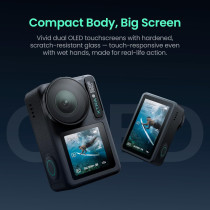 Xtra Pro 4K Action Camera with 1/1.3'' Sensor, 65ft Waterproof, Night View & Stabilization for Sports