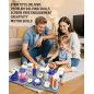 Kit STEM Électronique Enfants 66 Pièces, 1200+ Projets DIY, Jouet Éducatif 6+ Ans avec Manuel Couleur