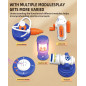 Kit STEM Électronique Enfants 66 Pièces, 1200+ Projets DIY, Jouet Éducatif 6+ Ans avec Manuel Couleur