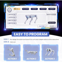 Robot Chien Intelligent Enfant, Jouet STEM Interactif 6+ ans
