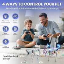 Robot Chien Intelligent Enfant, Jouet STEM Interactif 6+ ans