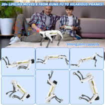 Mostop Chien Robot Intelligent - Jouet STEM Interactif 5-7 ans