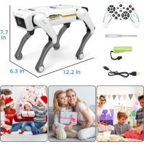 Mostop Chien Robot Intelligent - Jouet STEM Interactif 5-7 ans