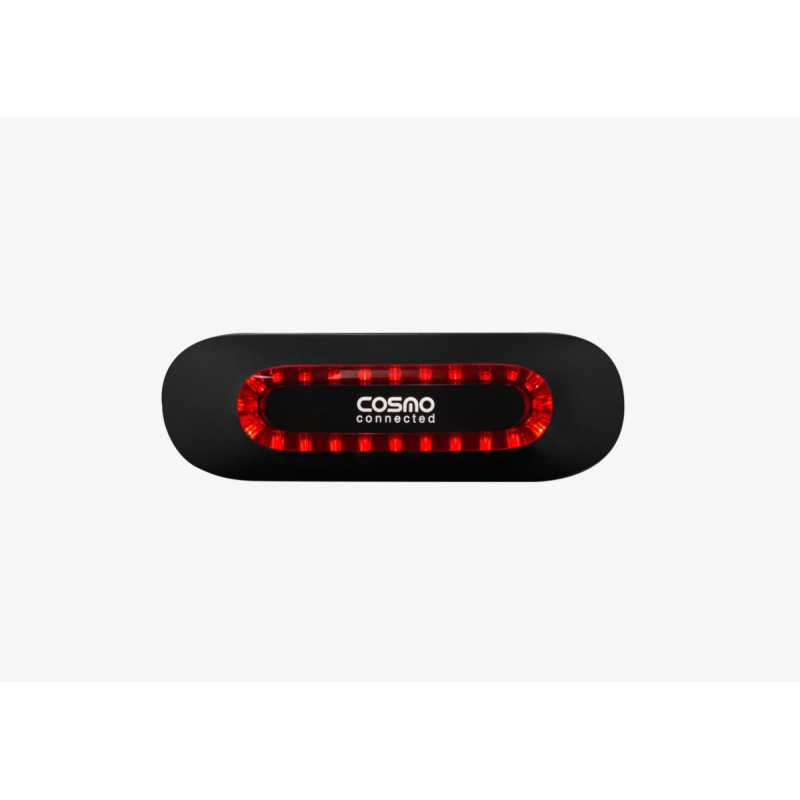Cosmo Moto, rear brake light to avoid distress