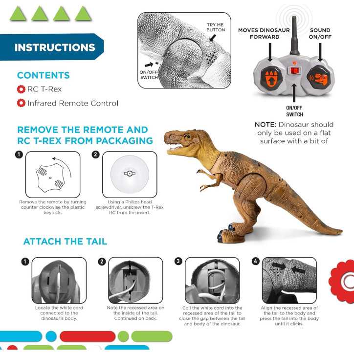 Discovery™ Remote Control T-Rex Dinosaur Toy – Realistic Walking, Roaring, Chomping RC Figure for Kids 6+ Discovery™ Remote Control T-Rex Dinosaur Toy – Realistic Walking, Roaring, Chomping RC Figure for Kids 6+