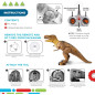 Discovery™ Dinosaure T-Rex Télécommandé – Jouet RC Réaliste avec Pas, Rugissements et Mâchoire Active, Pour Enfants 6+