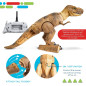 Discovery™ Dinosaure T-Rex Télécommandé – Jouet RC Réaliste avec Pas, Rugissements et Mâchoire Active, Pour Enfants 6+