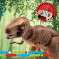 Discovery™ Dinosaure T-Rex Télécommandé – Jouet RC Réaliste avec Pas, Rugissements et Mâchoire Active, Pour Enfants 6+
