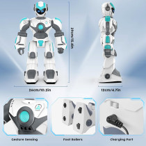 VATOS 15.4 Programmable Remote Control Robot Toy for Kids 3+