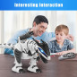 Fistone Robot Dinosaure RC Intelligent Interactif Télécommandé Jouet Danse Chant Combat Enfants 5+