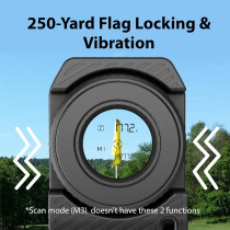 Gogogo Sport Vpro PocketPin 01 Télémètre Mini avec Pente, 1200 m Portée, Rechargeable, Flaglock pour Golf et Chasse