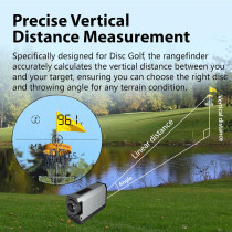 Gogogo Sport Vpro PocketPin 01 : Télémètre Golf Rechargeable 1200y