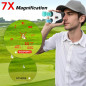 WOSPORTS Télémètre Golf Rouge OLED 1200 Yards 7X Zoom avec Inclinaison et Fixation Magnétique Vibrante WOSPORTS Télémètre Golf Rouge OLED 1200 Yards 7X Zoom avec Inclinaison et Fixation Magnétique Vibrante