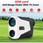 WOSPORTS Télémètre Golf Rouge OLED 1200 Yards 7X Zoom avec Inclinaison et Fixation Magnétique Vibrante WOSPORTS Télémètre Golf Rouge OLED 1200 Yards 7X Zoom avec Inclinaison et Fixation Magnétique Vibrante